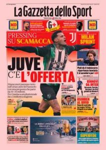 Le prime pagine dei Quotidiani sportivi in edicola questa mattina 33 la gazzetta dello sport 28 12 2021 061347181