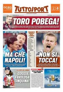 Le prime pagine dei Quotidiani Sportivi in edicola questa mattina 35 tuttosport 2021 12 20 61bfc13c8cc87