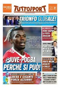 Le prime pagine dei Quotidiani sportivi in edicola questa mattina 35 tuttosport 28 12 2021 002307759