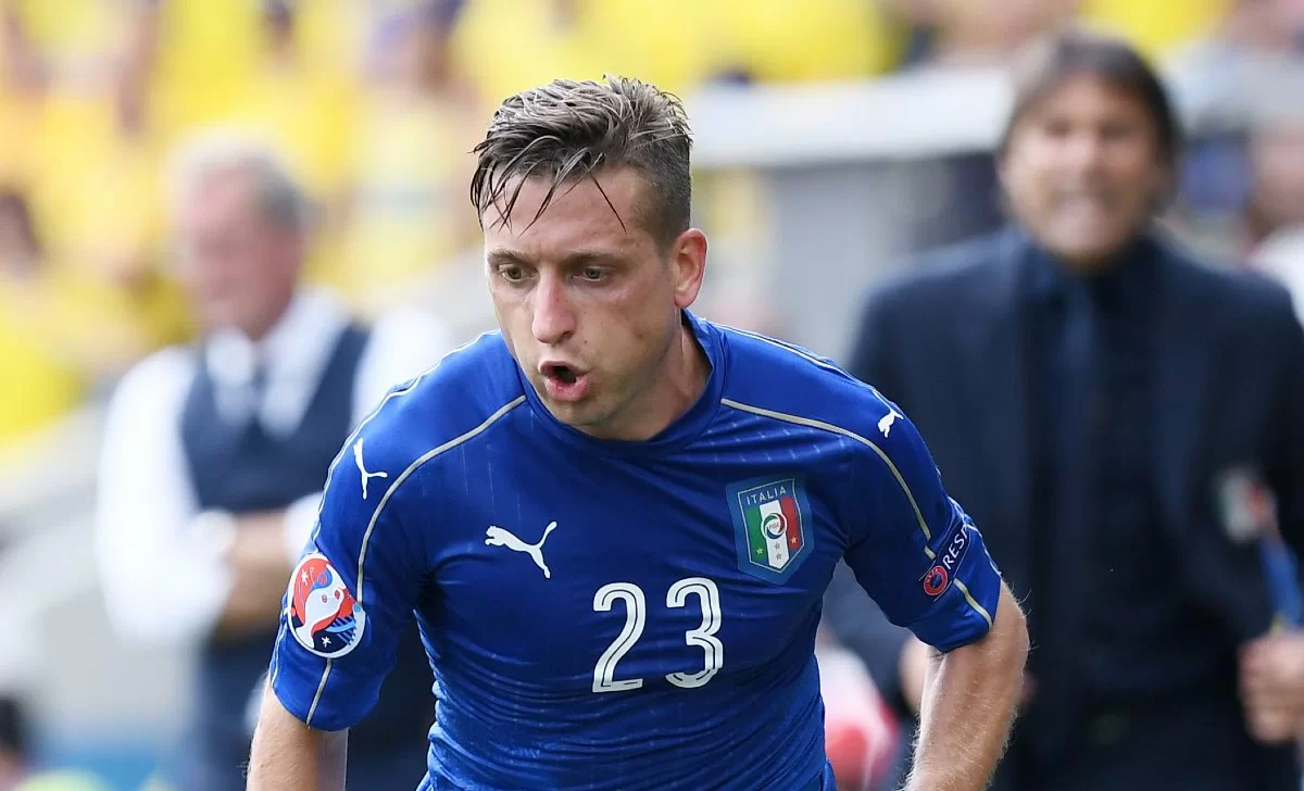 Giaccherini analizza: «Quest'Inter è più forte del Milan di Ibra e Thiago Silva» 26 Giaccherini Conte MG1 6280 1