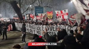 Milan Juve, la Curva Sud si fa sentire: «Più forti delle ingiustizie» – FOTO