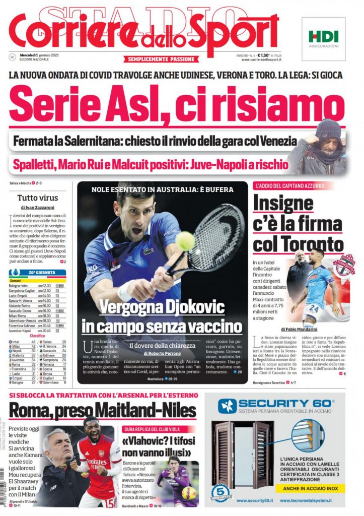 cds rassegna 5 gennaio 22