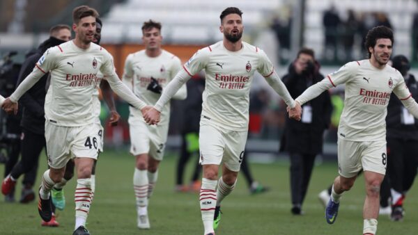 Esult a fine gara Milan 1D3