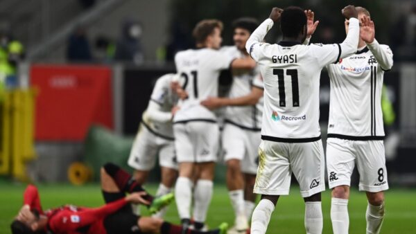 Esult a fine gara Spezia MG8