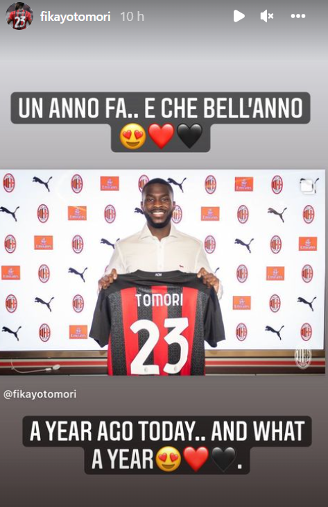 Tomori festeggia l'anniversario: «Che bell'anno» - FOTO 27 tomori