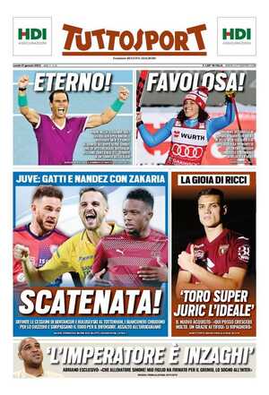 Le prime pagine dei Quotidiani Sportivi in edicola questa mattina 35 tuttosport 002451354