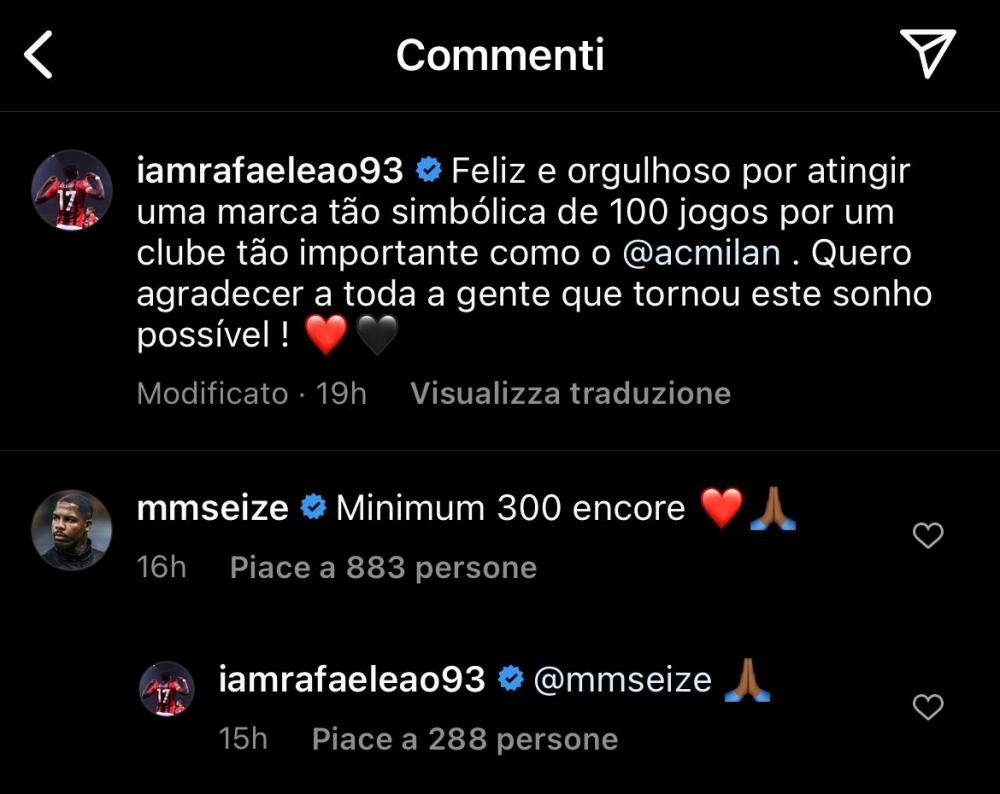 Cento presenze Leao, Maignan commenta: «Minimo altre 300» - FOTO 27 WhatsApp Image 2022 02 17 at 13.28.13