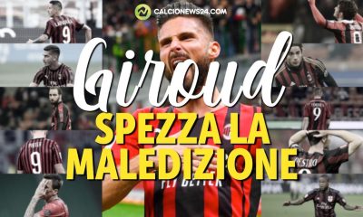 giroud maledizione 9 milan