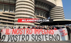 MN 24 – Inter Milan, la Curva Sud a sostegno dei City Angels: «Il nostro impegno a vostro sostegno» – FOTO