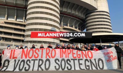 striscione tifosi san siro