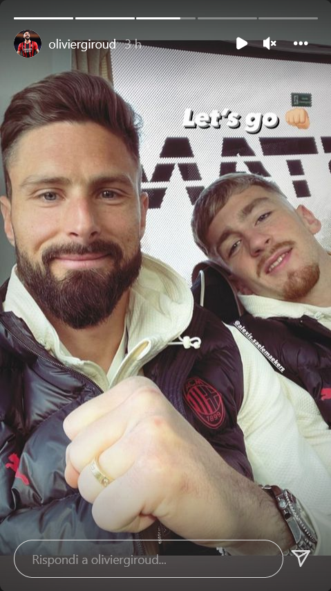 Napoli Milan, Giroud suona la carica: il messaggio sui social - FOTO 29 Screenshot 2022 03 06 at 13 20 09 Passione Sportiva passionesportiva e su Instagram
