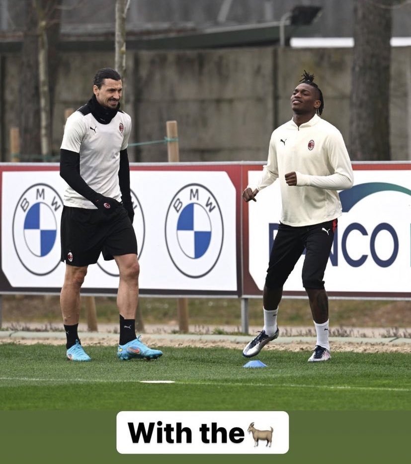 Leao celebra Ibrahimovic: «Con il GOAT» - FOTO 27 WhatsApp Image 2022 03 15 at 16.07.28