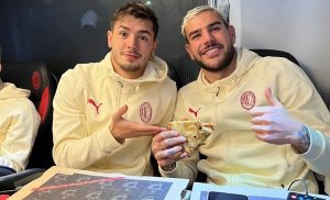 Theo Hernandez saluta Brahim Diaz: «Buona fortuna» – FOTO