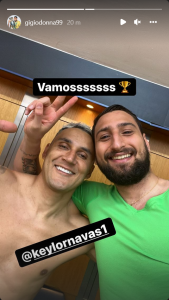 Donnarumma campione di Francia con il Psg: la gioia del portiere - FOTO 29 Screenshot 2022 04 23 at 23 20 51 Stories • Instagram
