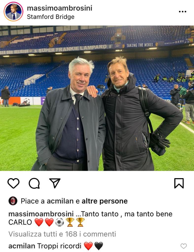 Ambrosini incontra Ancelotti, il Milan: «Troppi ricordi» - FOTO 27 WhatsApp Image 2022 04 07 at 12.28.42