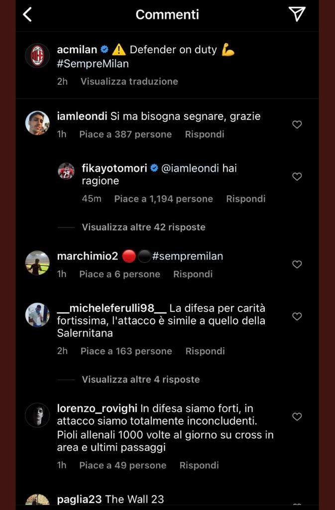 Tomori risponde alla critica del tifoso: “Hai ragione!” - FOTO 27 WhatsApp Image 2022 04 12 at 17.38.26