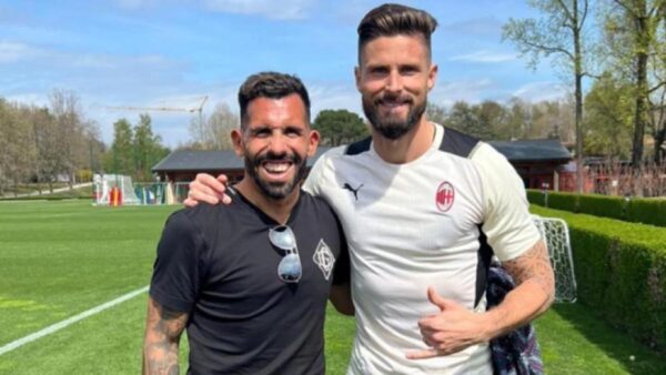 Tevez giroud milanello