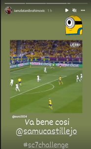 Castillejo scherza con Ibrahimovic: il messaggio social - FOTO 31 Immagine 2022 06 19 150558