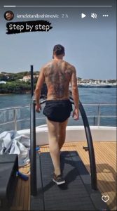 Infortunio Ibrahimovic: lo svedese prosegue la riabilitazione - FOTO 29 Immagine 2022 08 19 120353