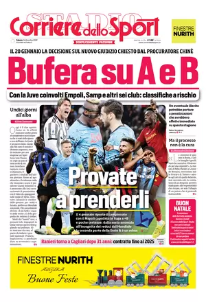 Rassegna stampa: prime pagine quotidiani sportivi - 24 dicembre 2022 28 image 27