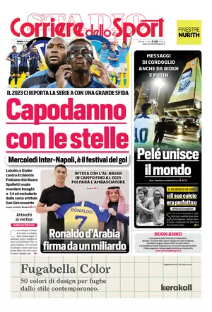Rassegna stampa: prime pagine quotidiani sportivi - 31 dicembre 2022 28 image 36