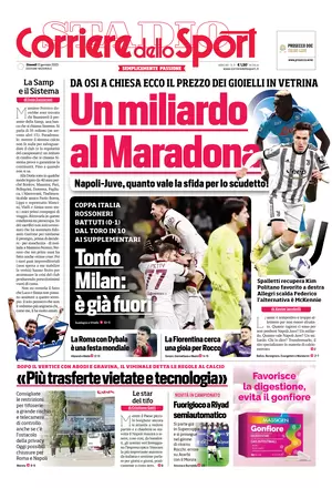 Rassegna stampa: prime pagine quotidiani sportivi - 12 gennaio 2023 28 image 10