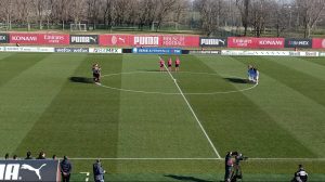 Milan Femminile Pomigliano, minuto di silenzio per le vittime del terremoto