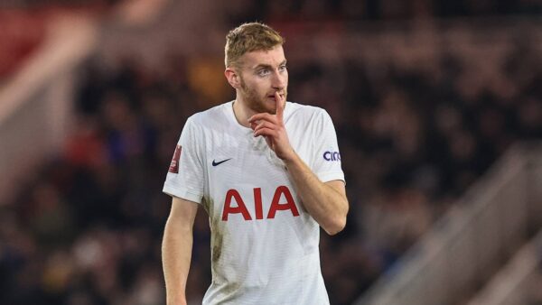 Emirates FA Cup Fifth Round Middlesbrough v Tottenham Hotspur Dejan Kulusevski 21 of Tottenham Hotspur during the game