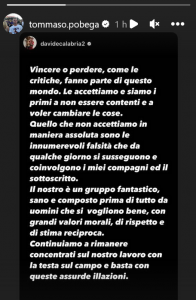 Parole Calabria: da Leao a Pobega la squadra si schiera con il capitano 32 Screenshot 2023 02 09 at 19 34 19 Stories • Instagram