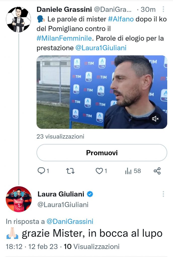 Pomigliano, Alfano elogia Giuliani: arriva il ringraziamento del portiere - FOTO 27 WhatsApp Image 2023 02 12 at 18.33.00