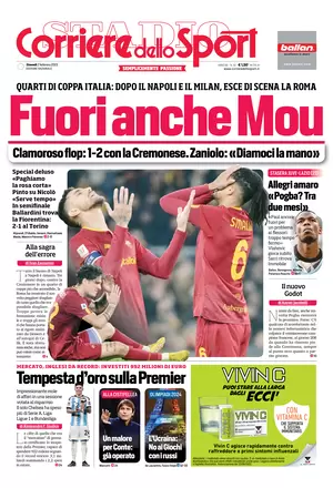 Rassegna stampa: prime pagine quotidiani sportivi - 2 febbraio 2023 28 image 1