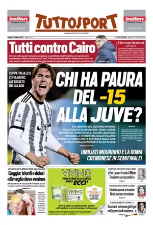 Rassegna stampa: prime pagine quotidiani sportivi - 2 febbraio 2023 29 image 2
