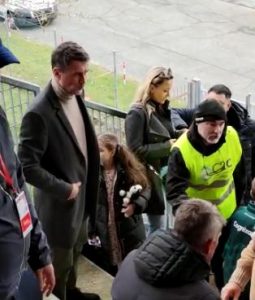 Maldini sugli spalti del PUMA House of Football per seguire Milan-Atletico Madrid – VIDEO