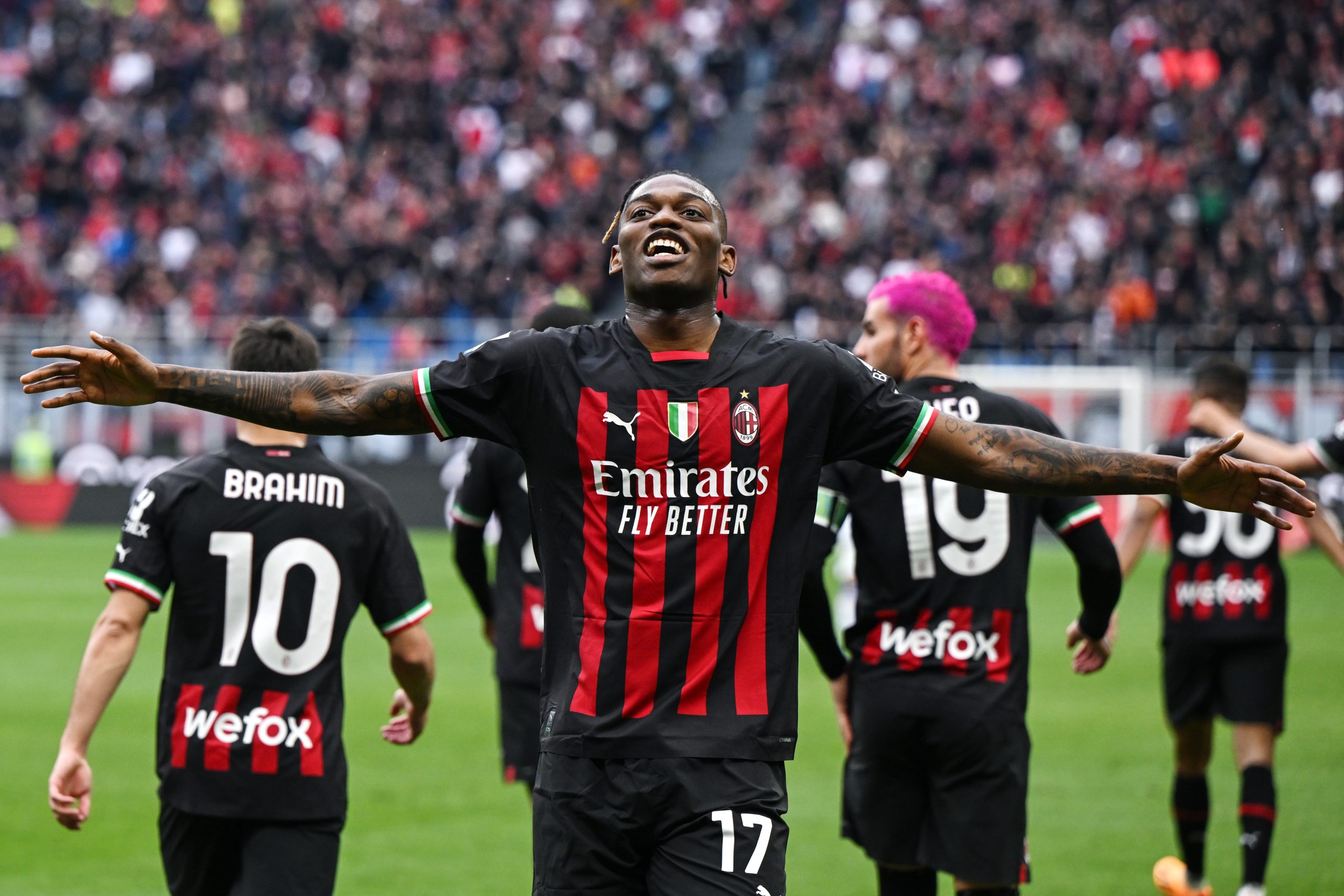 Marchetti: «Euroderby? Il Milan ha ancora più forza dell'Inter» 26 esult gol Leao CM2 5489 scaled