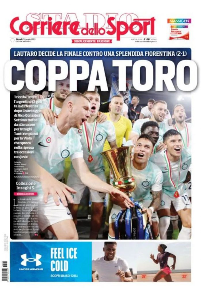 Rassegna stampa: prime pagine quotidiani sportivi - 25 maggio 2023 28 Fw806CyWwAAwysa