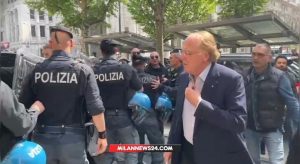 Milan, Scaroni a Milano per l’Assemblea di Lega: monta la protesta – VIDEO