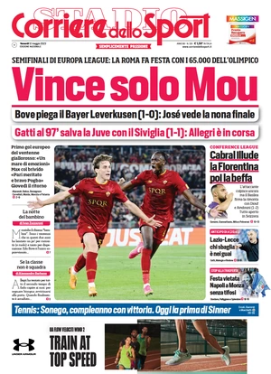 Rassegna stampa: prime pagine quotidiani sportivi – 12 maggio 2023 28 corriere dello sport 004512997