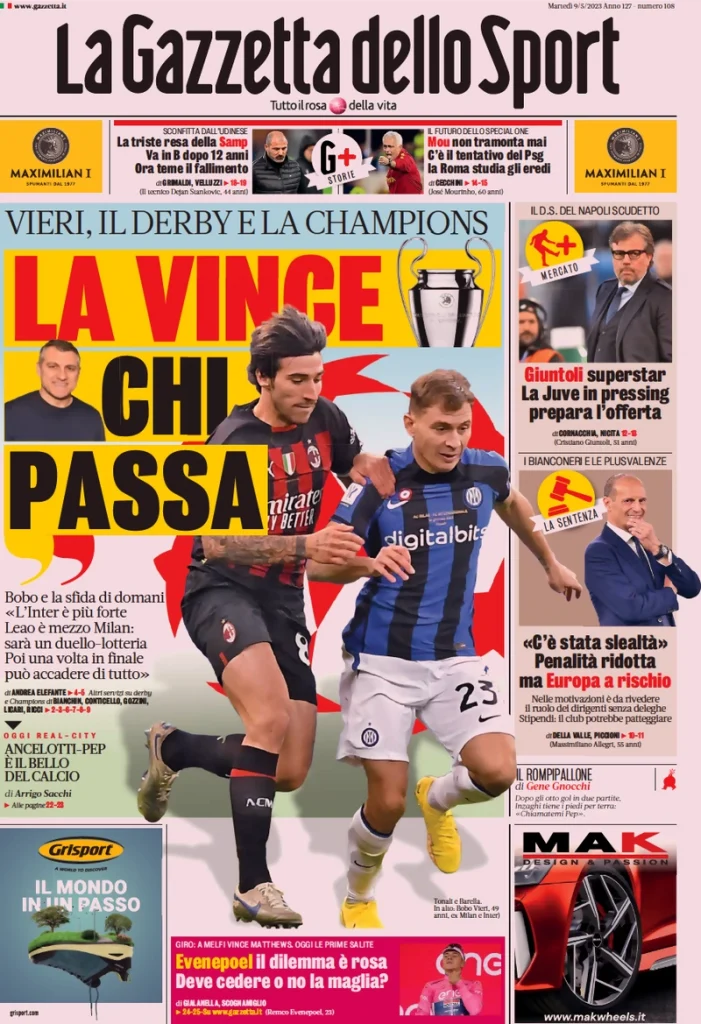 la gazzetta dello sport 022307172