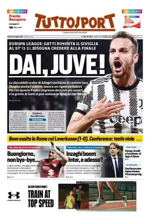Rassegna stampa: prime pagine quotidiani sportivi – 12 maggio 2023 29 tuttosport 003417133
