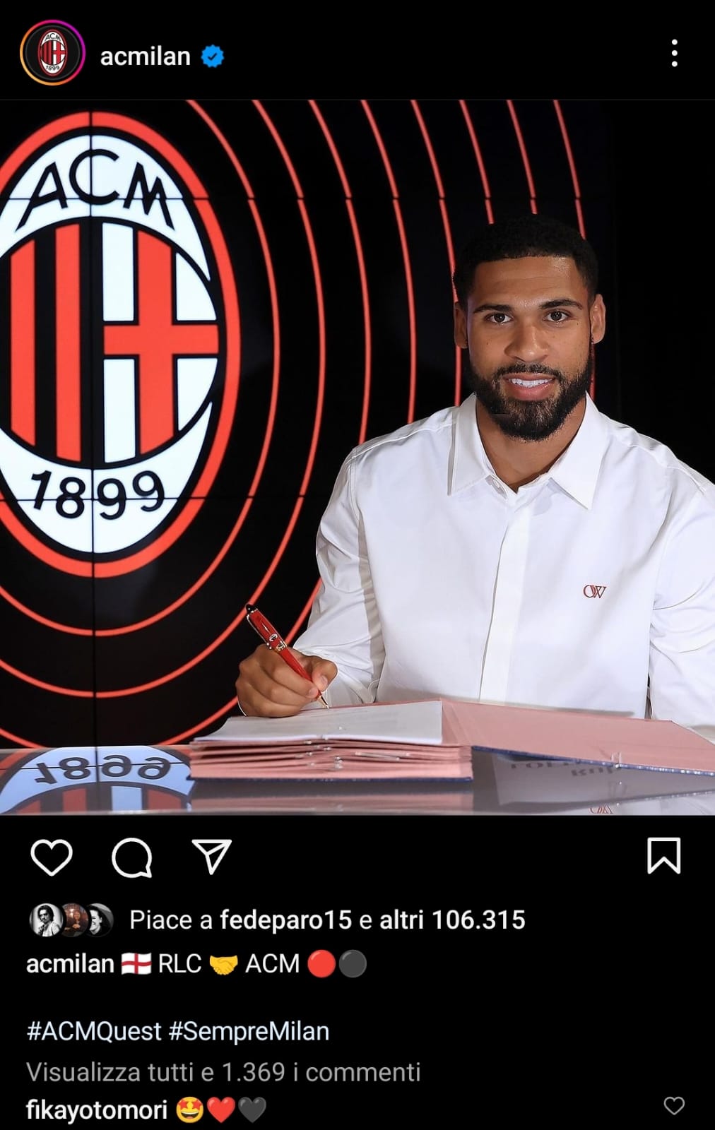 Loftus Cheek ufficiale al Milan: la reazione di Tomori è VIRALE 29 WhatsApp Image 2023 06 30 at 19.37.45