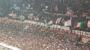 Milan Newcastle: nuovo messaggio della Curva Sud per il settore ospiti – FOTO