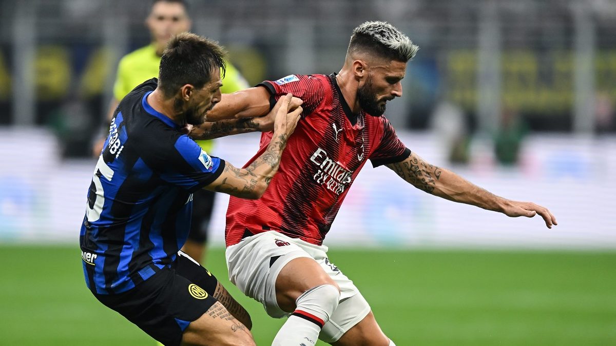 Milan Inter, decisa la data del derby: si giocherà di lunedì! Il MOTIVO 26 Inter-Milan-Giroud-Acerbi