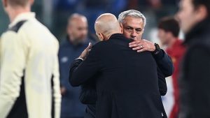 Mourinho-Pioli, scintille in Roma Milan: ecco cosa è successo