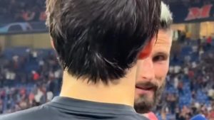 Tonali saluta Giroud: cosa è successo dopo Milan Newcastle – VIDEO