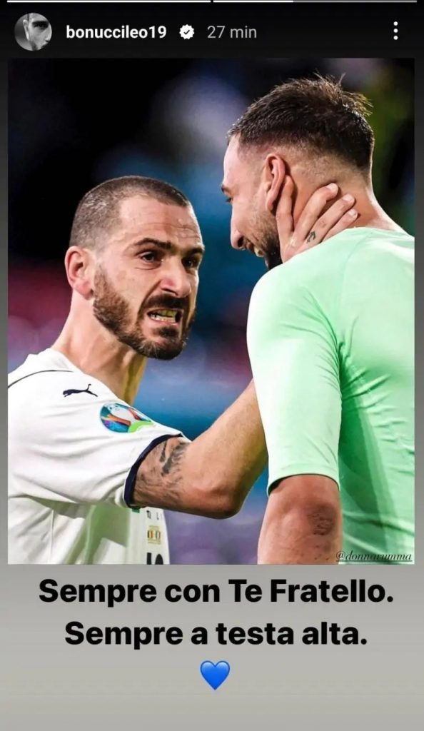 Ex Milan, Bonucci rincuora Donnarumma: il messaggio social - FOTO 27 WhatsApp Image 2023 09 12 at 13.06.30