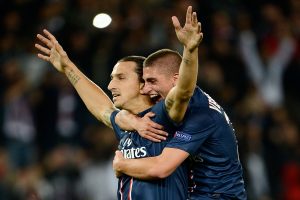 Ibrahimovic a Verratti: «Ti ho fatto diventare un uomo. In bocca al lupo»