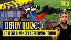Verso la 4^ giornata di A: PANDEV e la legge della “ex”, DERBY quiz, RANIERI uomo-provvidenza? – VIDEO
