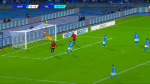 Gol Giroud: il francese porta avanti i rossoneri di testa – VIDEO