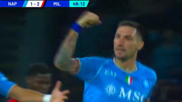 Screen gol Politano