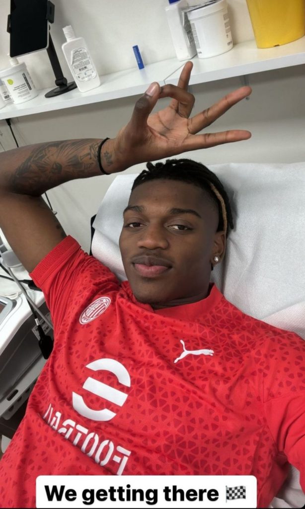 Infortunio Leao, il portoghese rassicura sui social: messaggio chiaro - FOTO 27 WhatsApp Image 2023 11 20 at 12.14.53